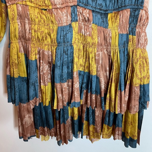 Current Air Los Angeles Pleated Long Sleeve Mini Dress S - Picture 5 of 5